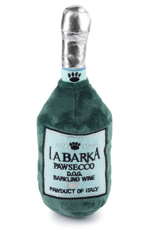 La Barka Pawsecco Plush Dog Toy