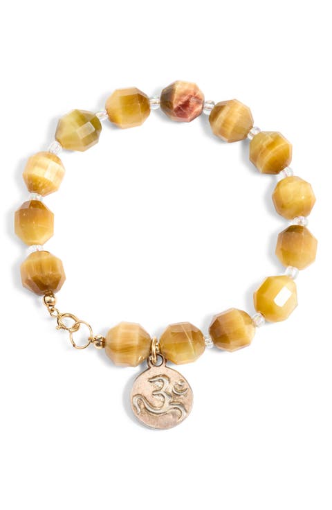 Tigressi Ohm Tiger's Eye Charm Bracelet