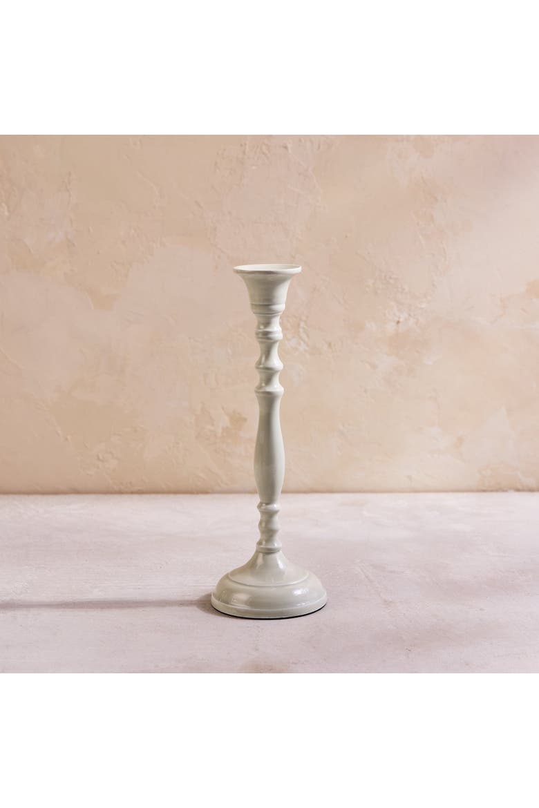Nera Light Green Candle Holder, Alternate, color, Medium