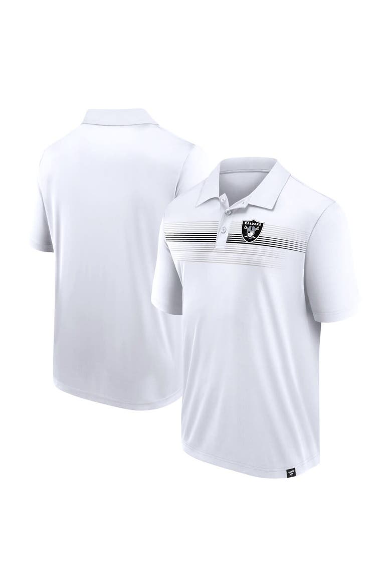 Men's Fanatics Branded White Las Vegas Raiders Victory For Us Interlock Polo, Main, color, White