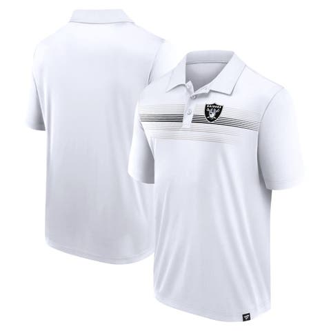 Men's Fanatics Branded White Las Vegas Raiders Victory For Us Interlock Polo