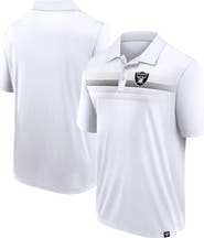 FANATICS Men's Fanatics Branded White Las Vegas Raiders Victory For Us Interlock Polo
