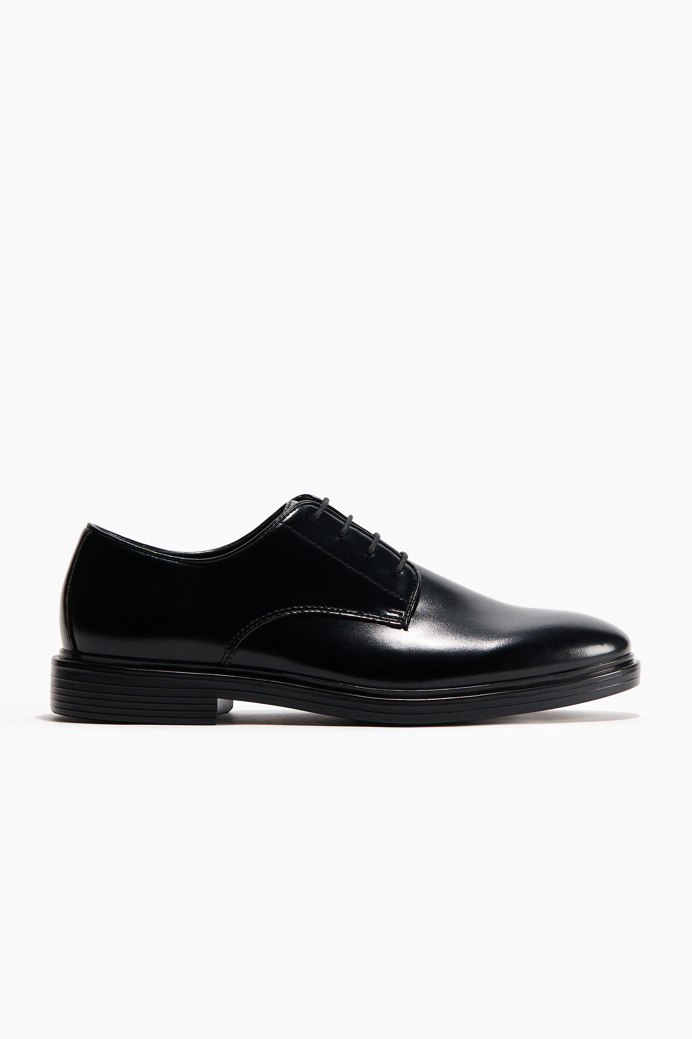 Derby Shoes, Main, color, Black