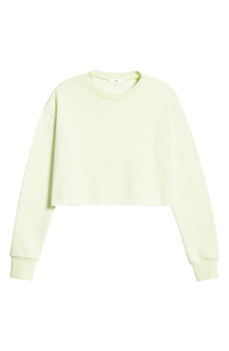 BP. Crop Crewneck Sweatshirt, Alternate, color,