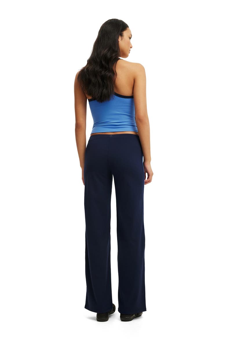 Women's Active Ultra Soft Low Rise Straight Leg Pant, Alternate, color, Prep Sport Navy Ultramarine
