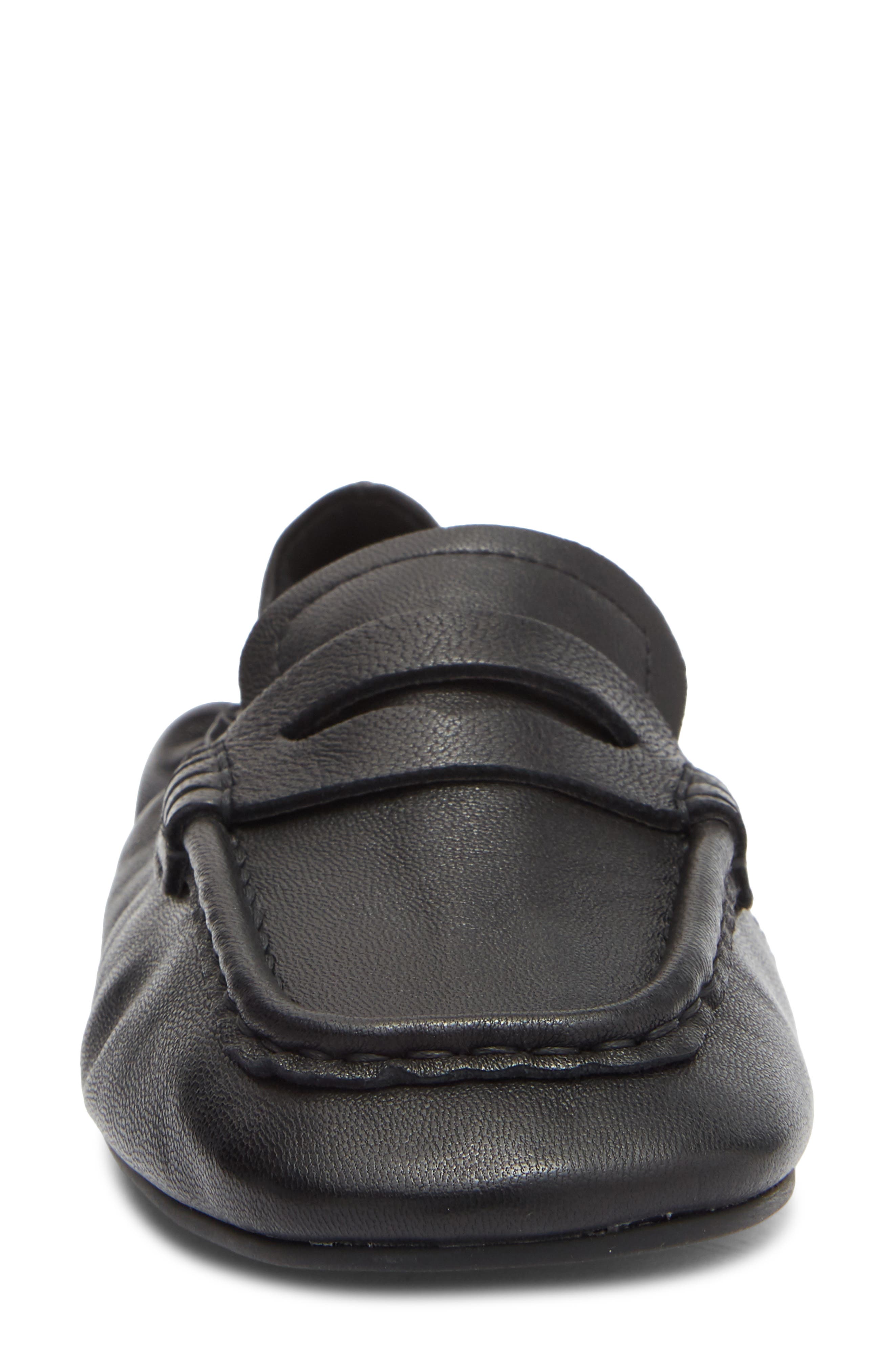 Steve Madden Eurry Penny Loafer, Alternate, color, Black Leather