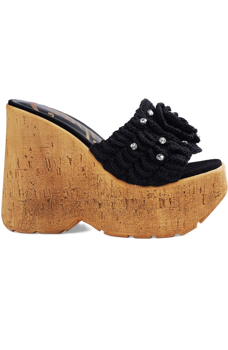 Candie's Mulani Platform Wedge Sandal, Alternate, color,