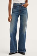 Madewell Super Stretch Denim Wide Leg Jeans