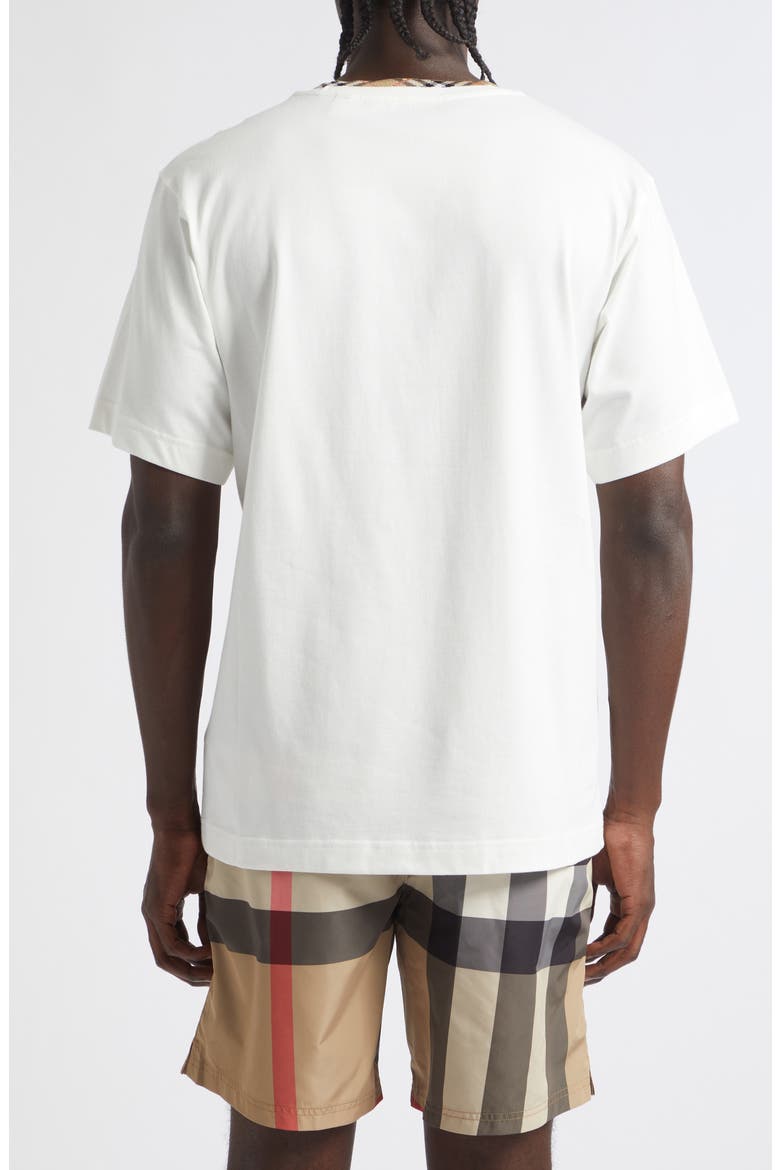 Ryan Check Trim Pocket T-Shirt, Alternate, color, CHALK