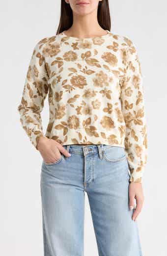 Floral Cotton Sweater