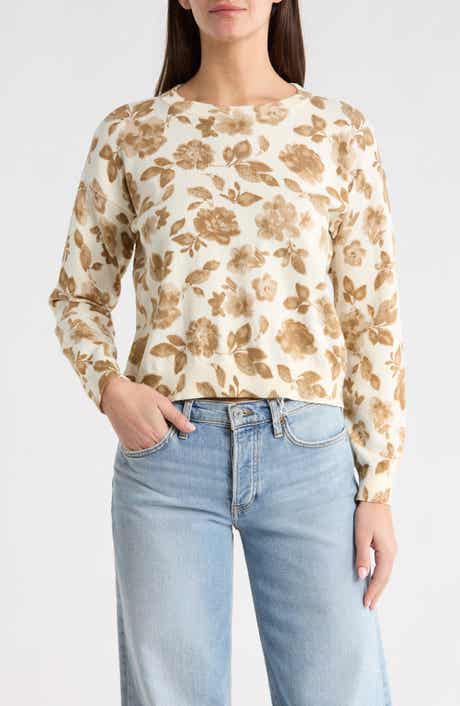 Floral Cotton Sweater