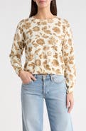 Vince Camuto Floral Cotton Sweater