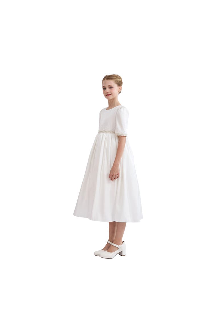Vasonette Pearl-Embellished Dress, Alternate, color, White