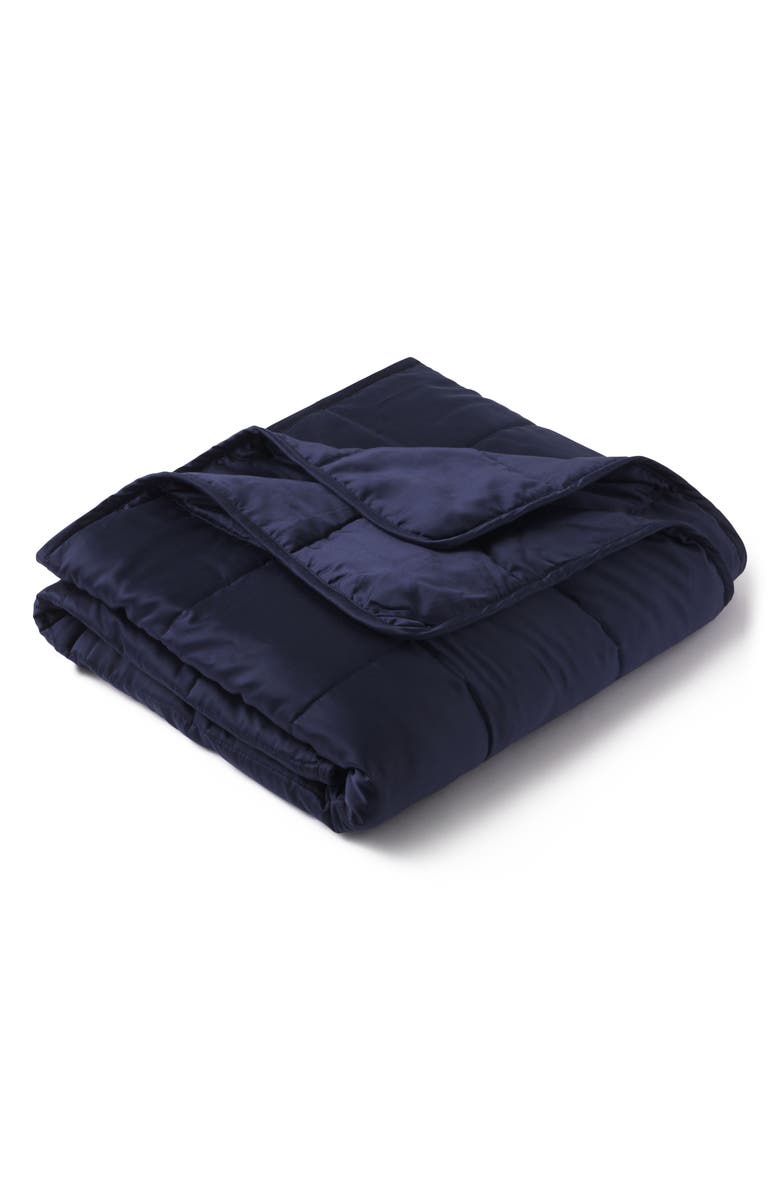 Lunya The Quintessential Weighted Blanket, Main, color, Deep Blue