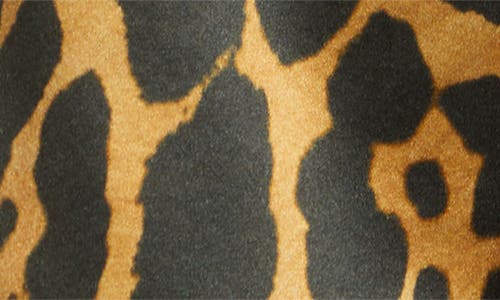 Shop Tom Ford Leopard Print Stretch Silk Boxers In Kb359 Camel