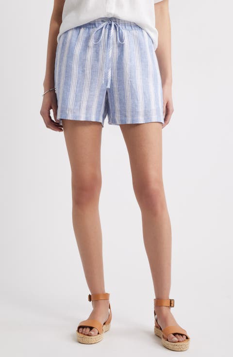 Linen Drawstring Shorts