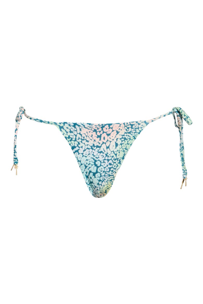 Shining Reversible Cheeky Side Tie Swim Bottoms, Main, color, AQUAMARINE