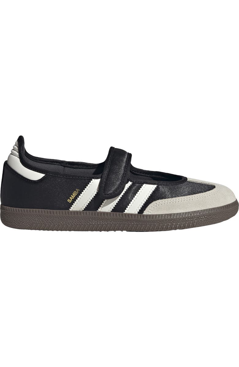 adidas Samba Jane Sneaker, Alternate, color, Core Black/ Off White/ Gold