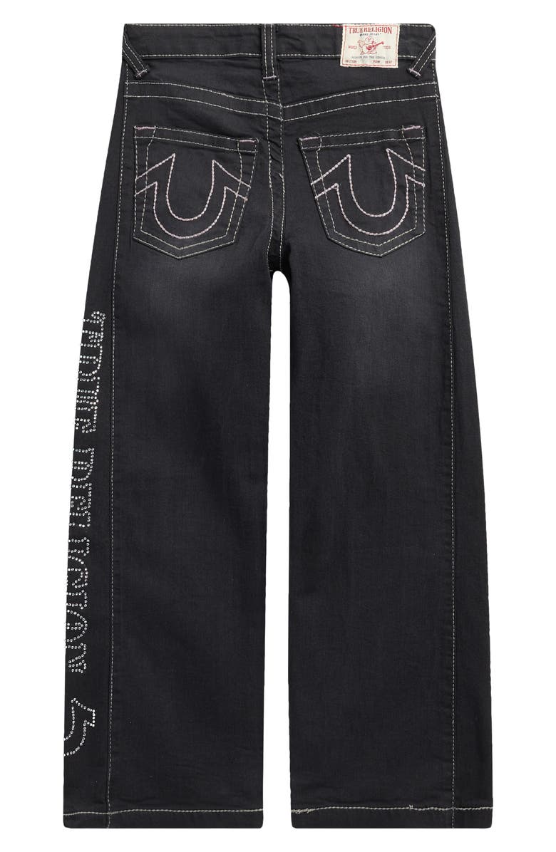 True Religion Kids' Becca Straight Leg Pants, Alternate, color, Black