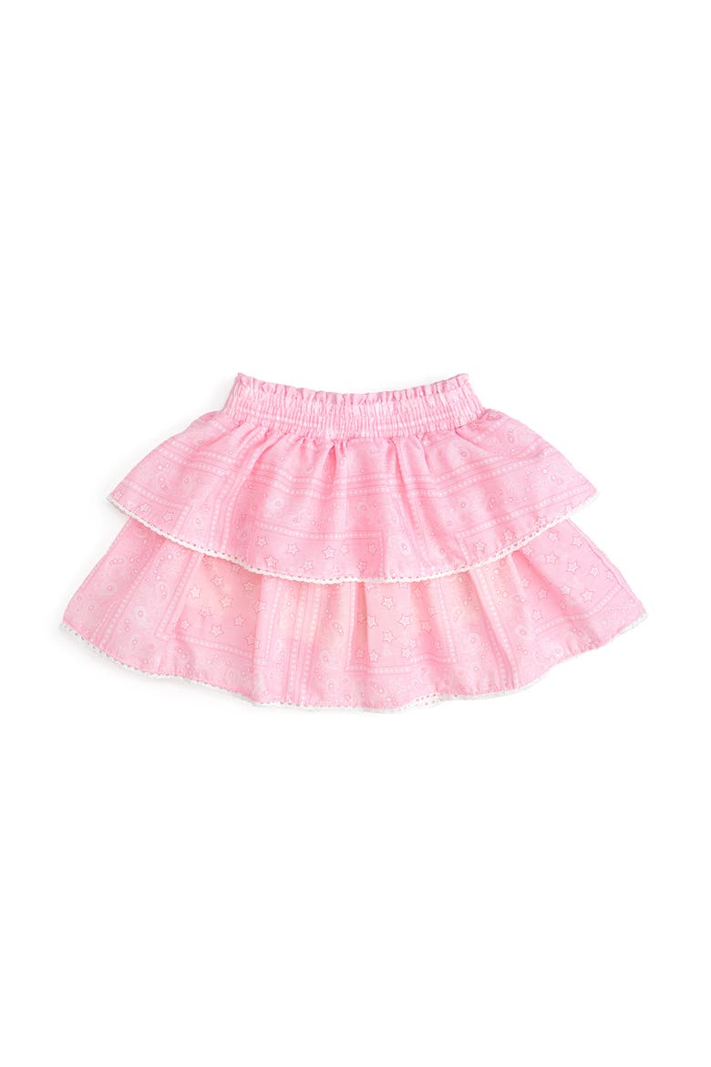 Pink Bandana Western Skort, Main, color, Pink