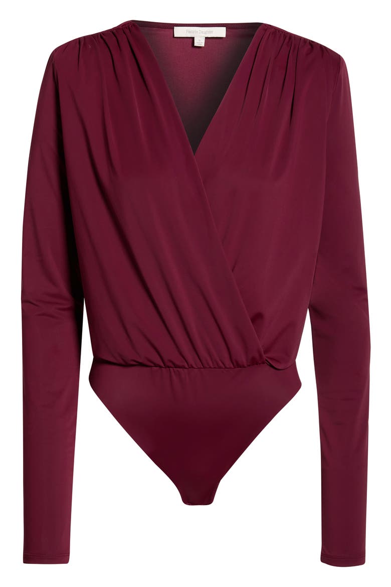 The Slinky Date Bodysuit, Alternate, color, VINO