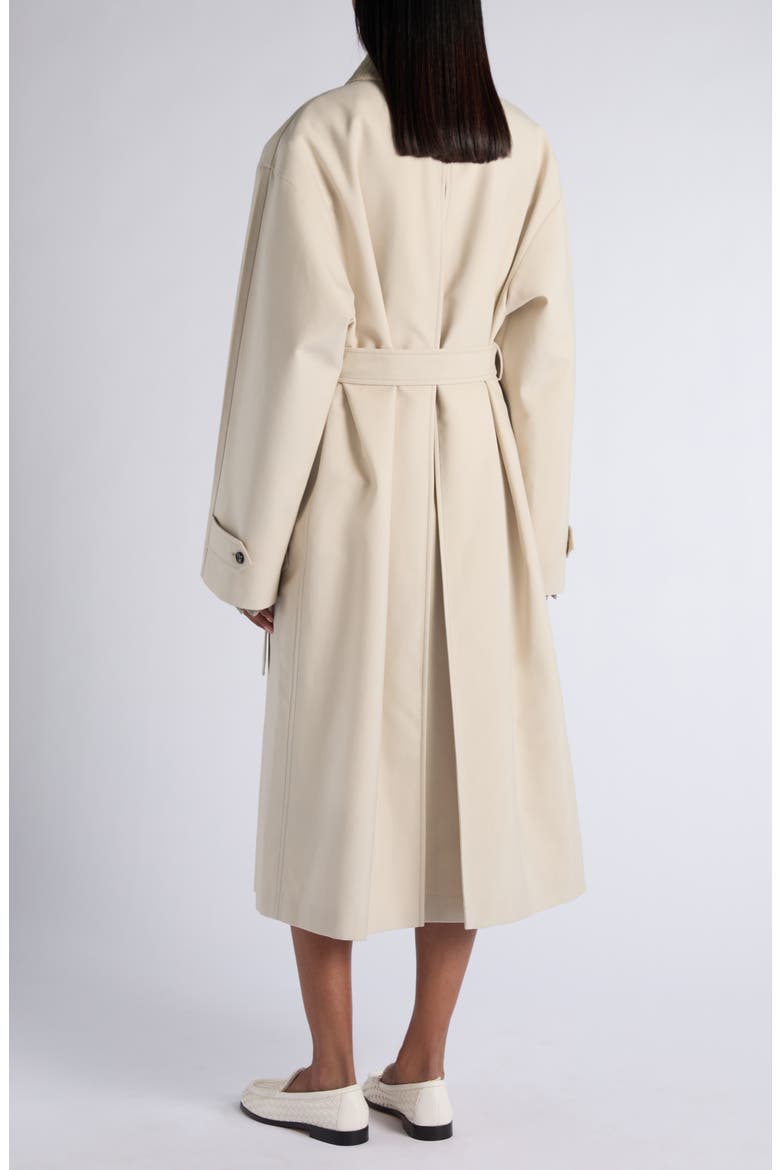 Woven Cotton Trench Coat, Alternate, color, 2512 BEIGE/ LIGHT BLUE