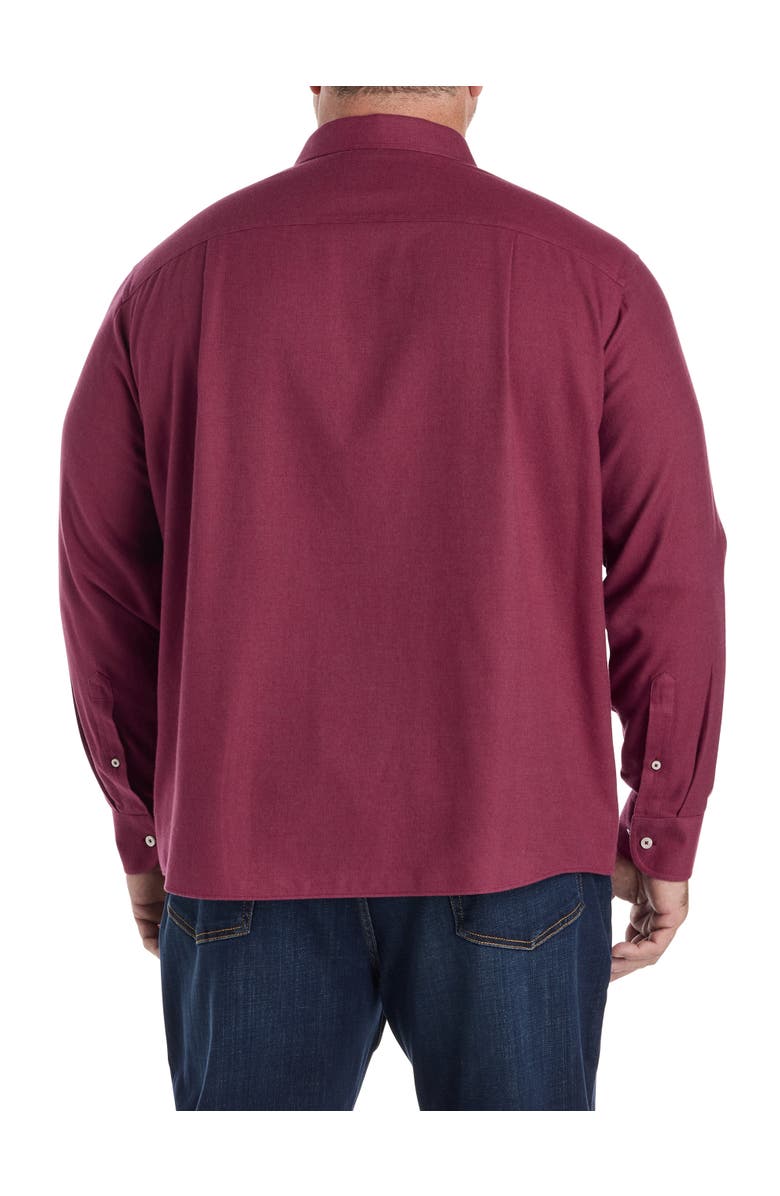 Untuckit Fit by Dxl Big & Tall Veneto Sport Shirt, Alternate, color, Maroon