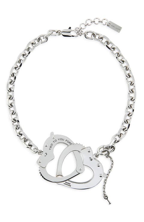 Heart Handcuffs Necklace