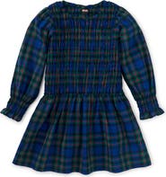 Tea Collection Smocked Woven Blouson Sleeve