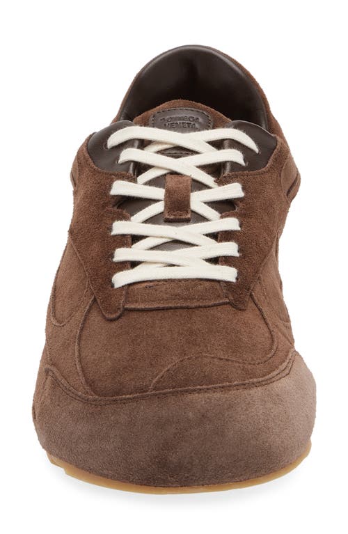 Bottega Veneta Orbit Flash Leather-trimmed Suede Sneakers In Pink
