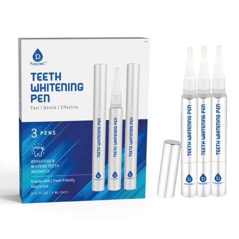 Teeth Whitening Pen | Brightens & Whitens Teeth Instantly, 3-Pack, Enamel Safe, No Sensitivity