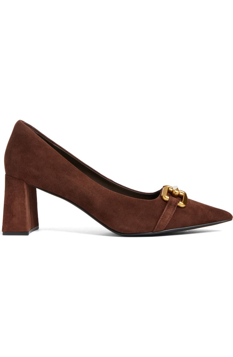 Jeffrey Campbell Lasting 2 Pump, Alternate, color, Brown Suede Bronze