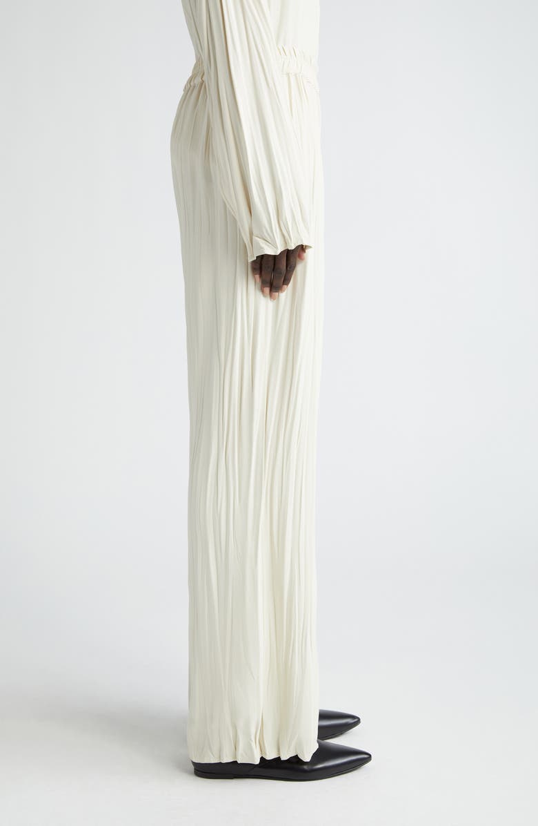 BITE Studios Maisie Plissé Pants, Alternate, color, Cream