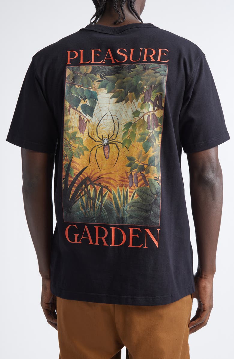 ENDLESS JOY Pleasure Garden Heavyweight Organic Cotton Graphic T-Shirt, Alternate, color, 