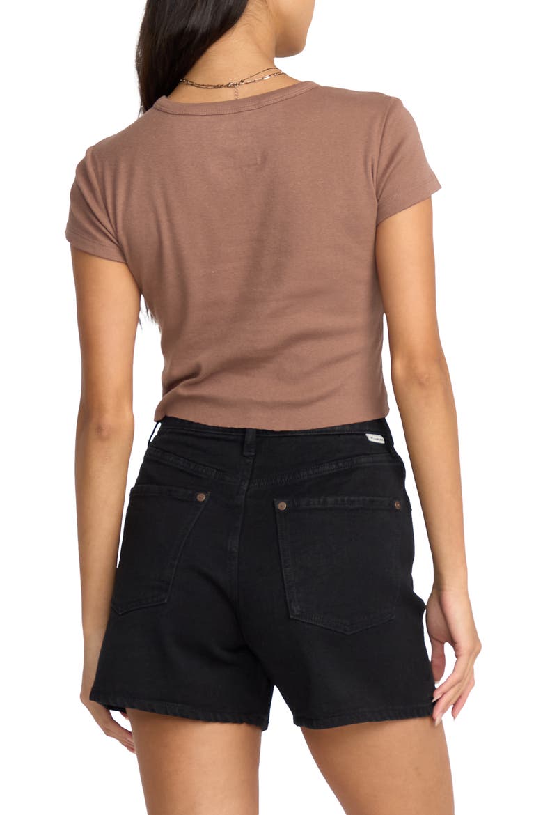 Tropic Happenings Cotton Graphic T-Shirt, Alternate, color, ESPRESSO BROWN