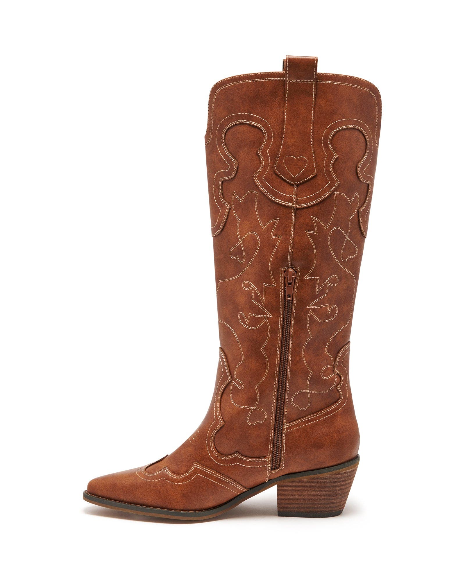 Malvin Western Boot, Alternate, color, TAN BURNISHED PU