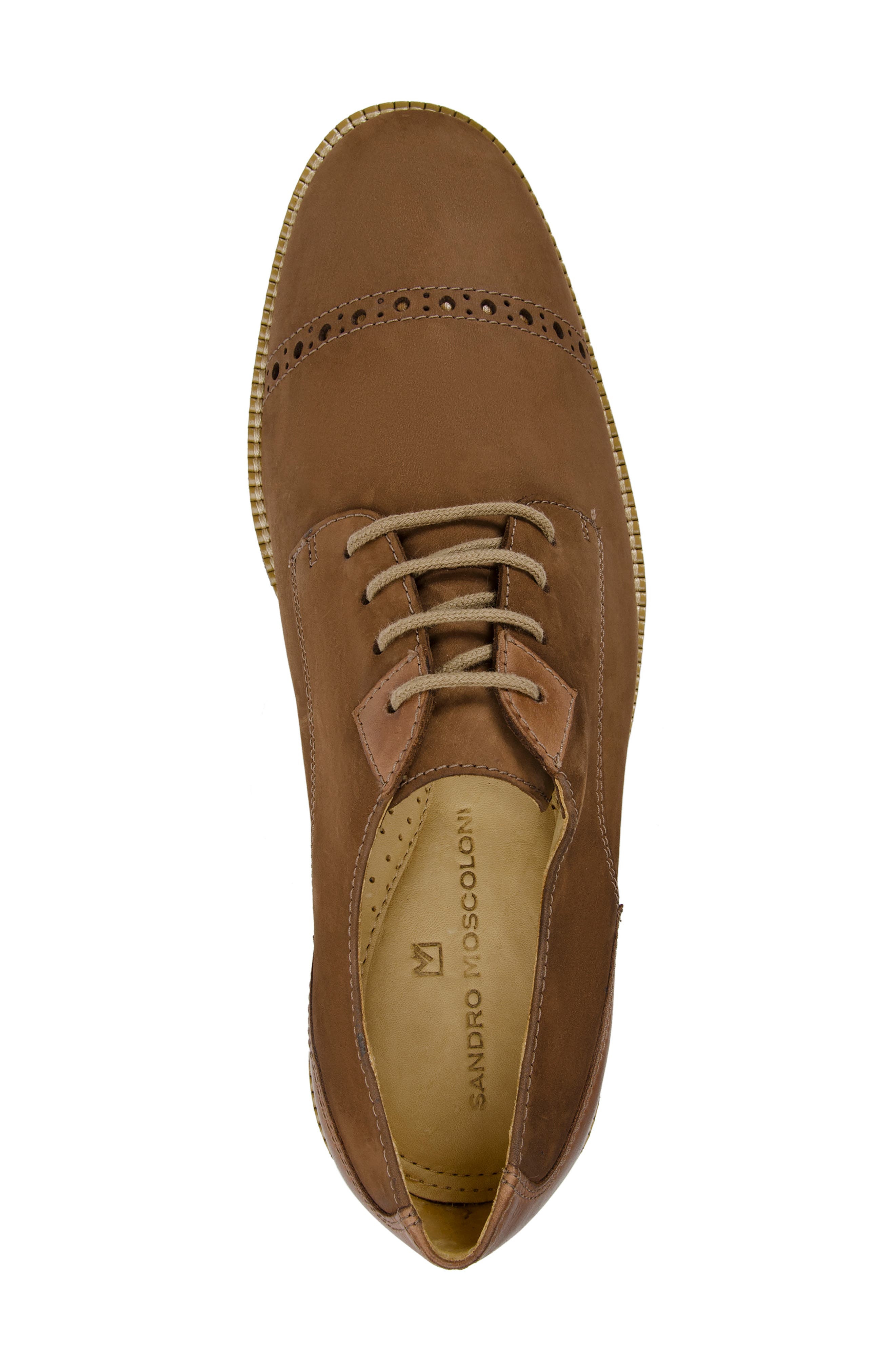 Percy Cap Toe Derby, Alternate, color, BROWN