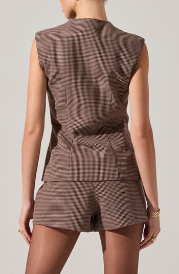 Giselle Check Vest