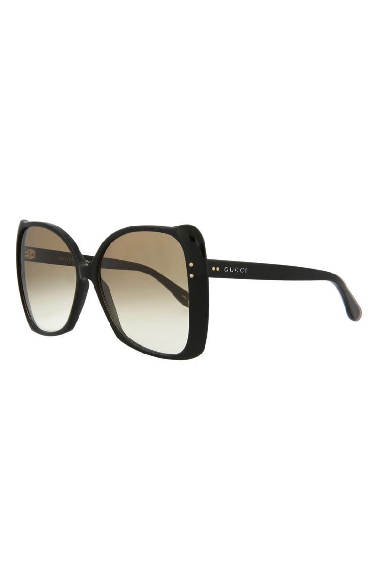 Gucci 62mm Oversize Square Sunglasses, Alternate, color, 