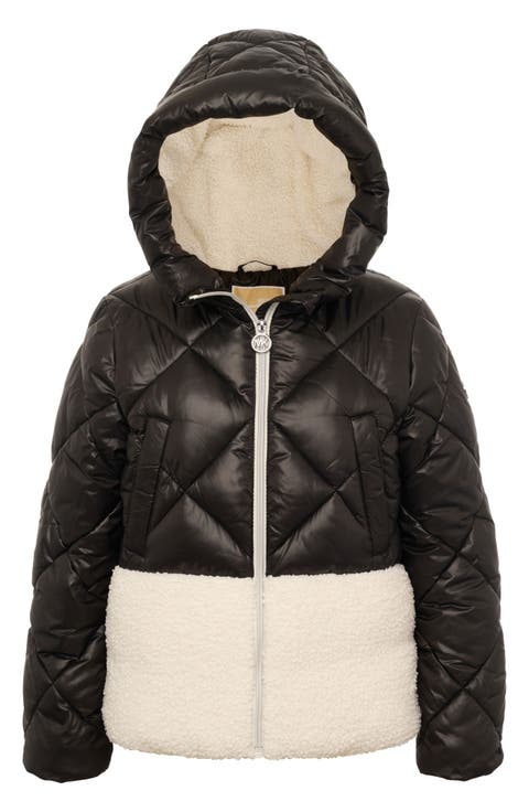 Kids' Midweight Diamond Quilt Fleece Lined Jacket (Little Kid)