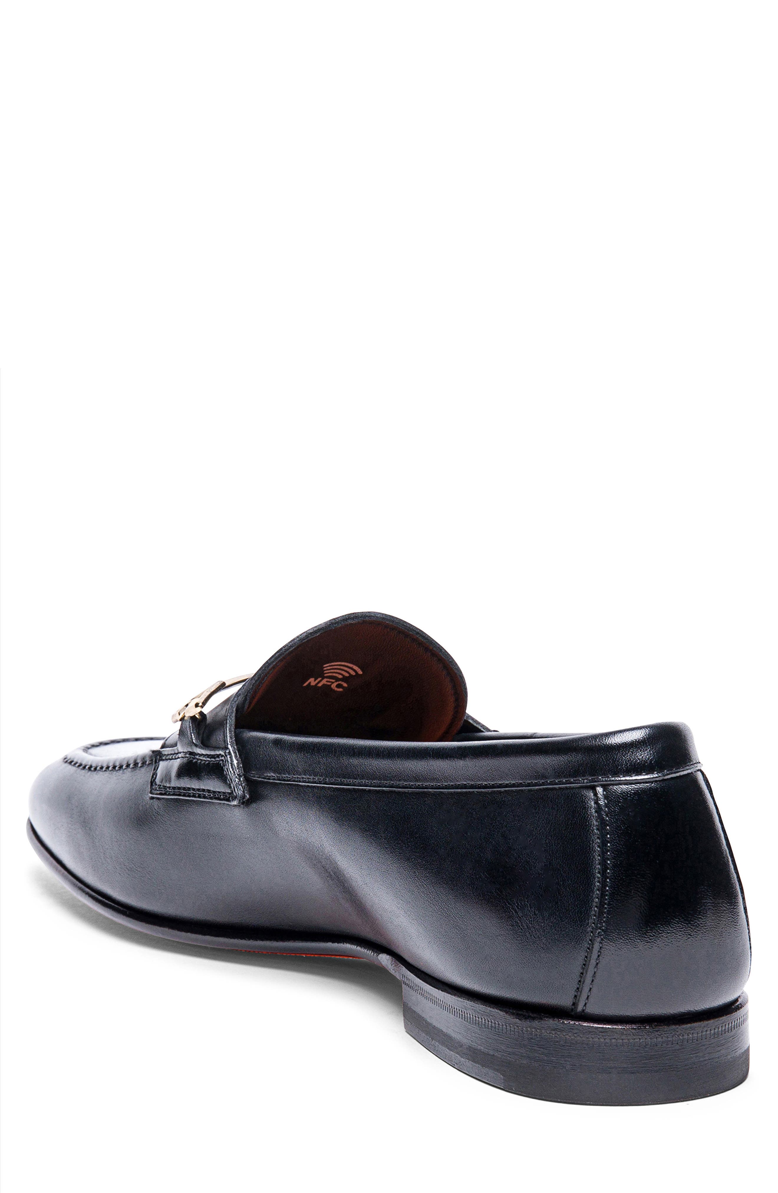 Santoni Saddle Bit Loafer, Alternate, color, 