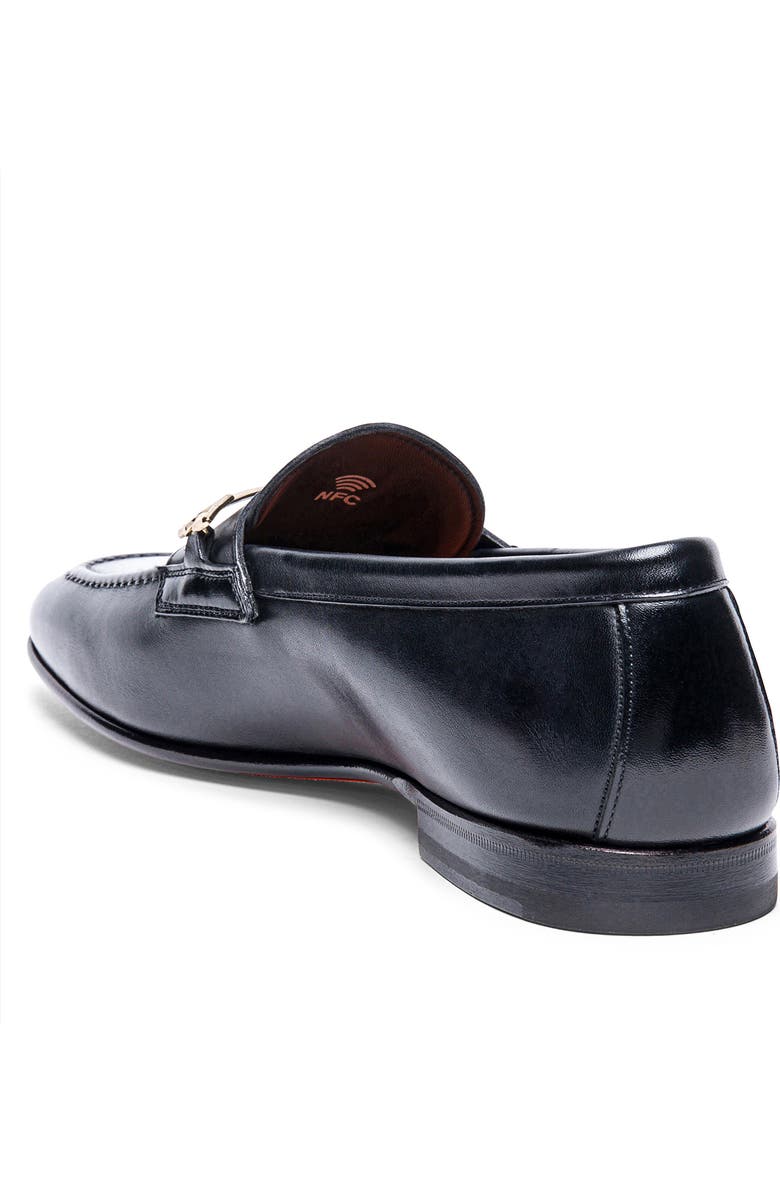 Santoni Saddle Bit Loafer, Alternate, color,