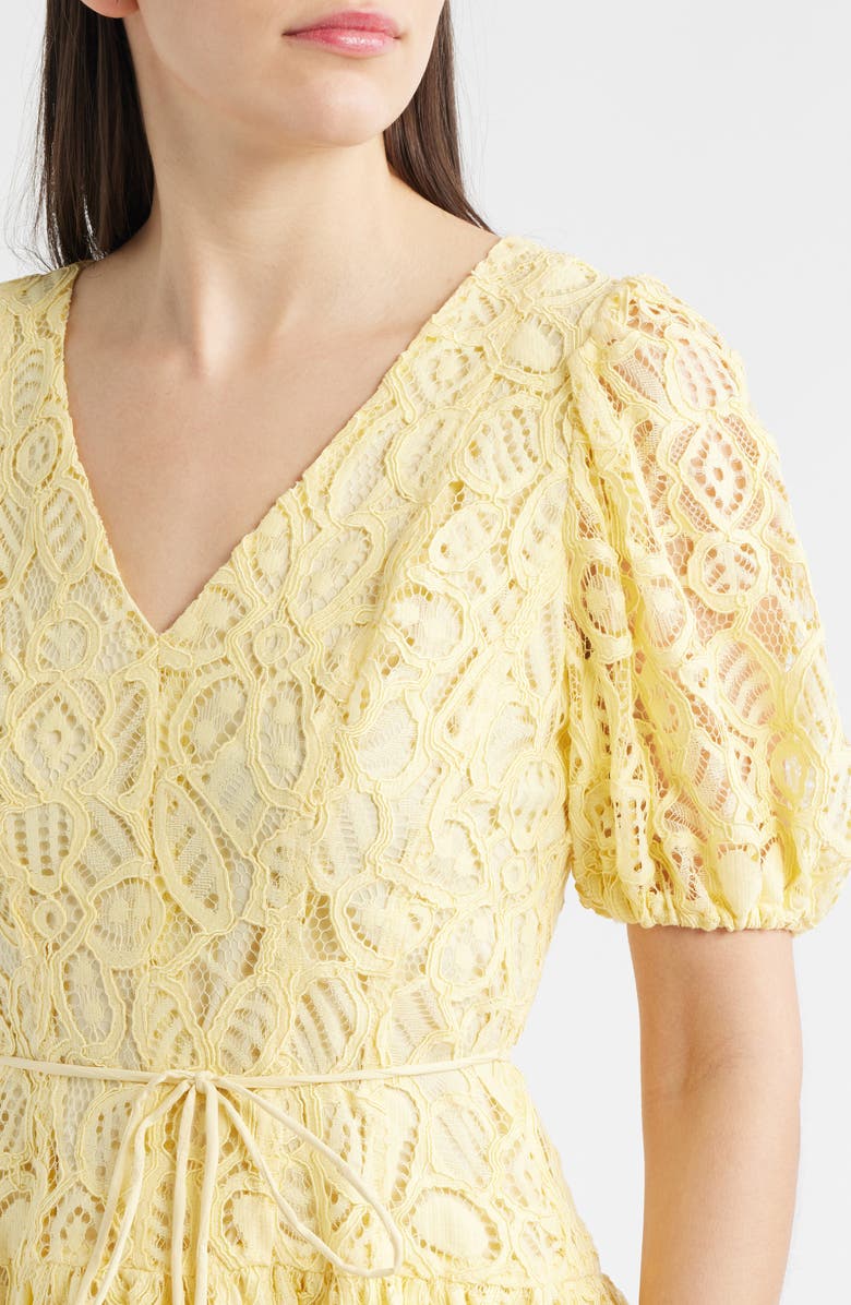 Anne Klein Lace Minidress, Alternate, color, 