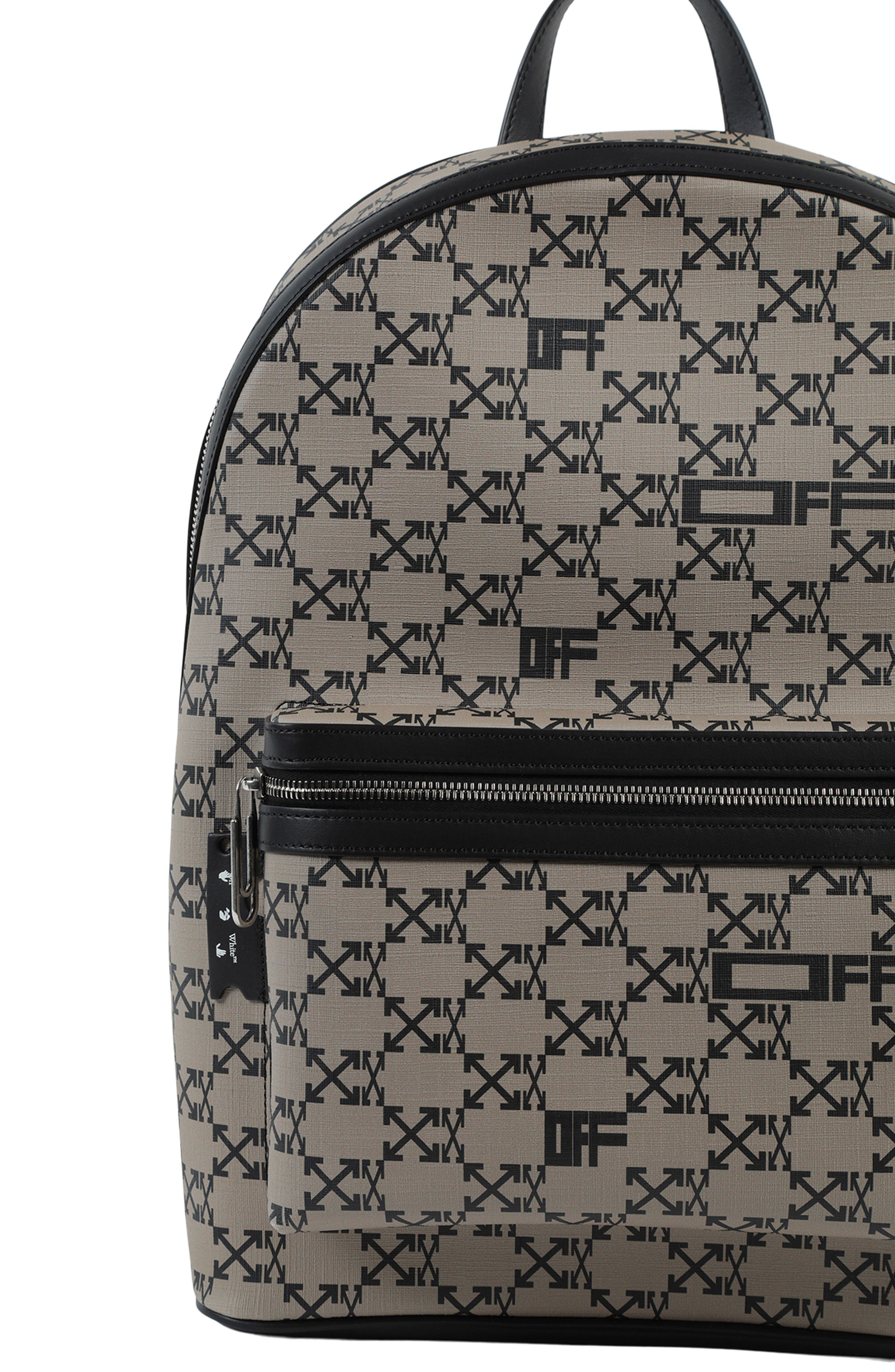 Off-White Monogram Backpack, Alternate, color, 