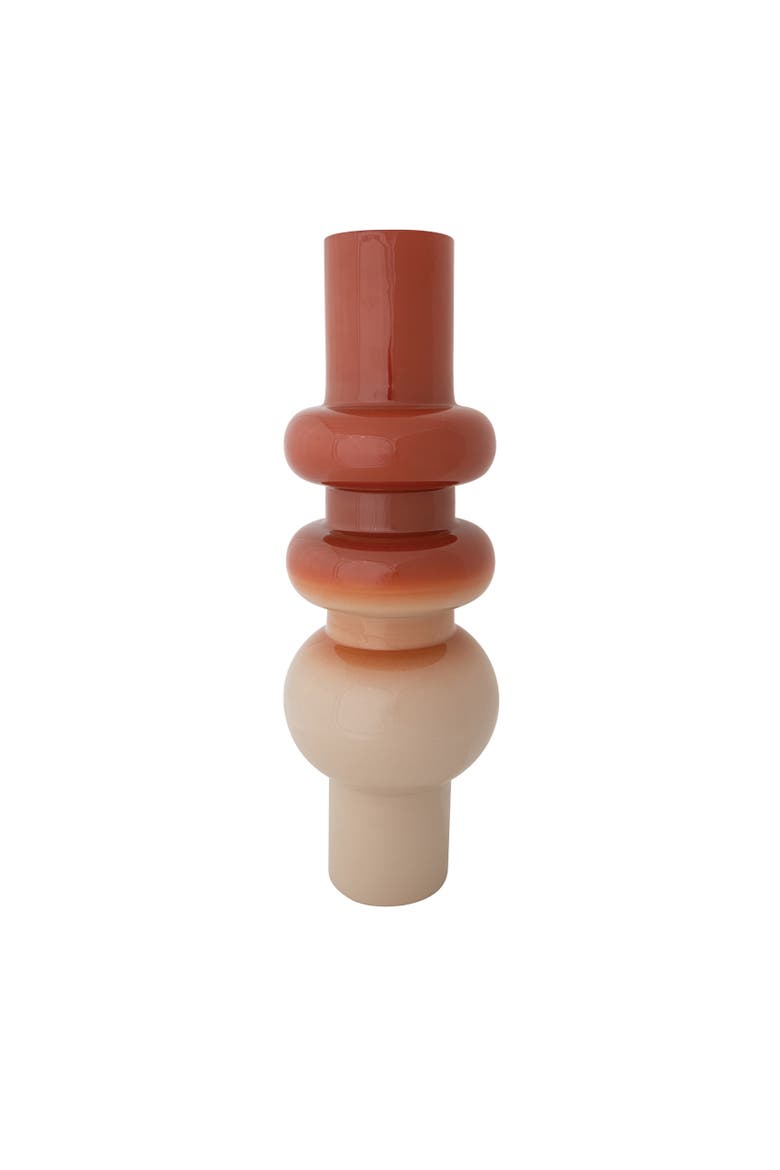 Enameled Vase, Main, color, Orange