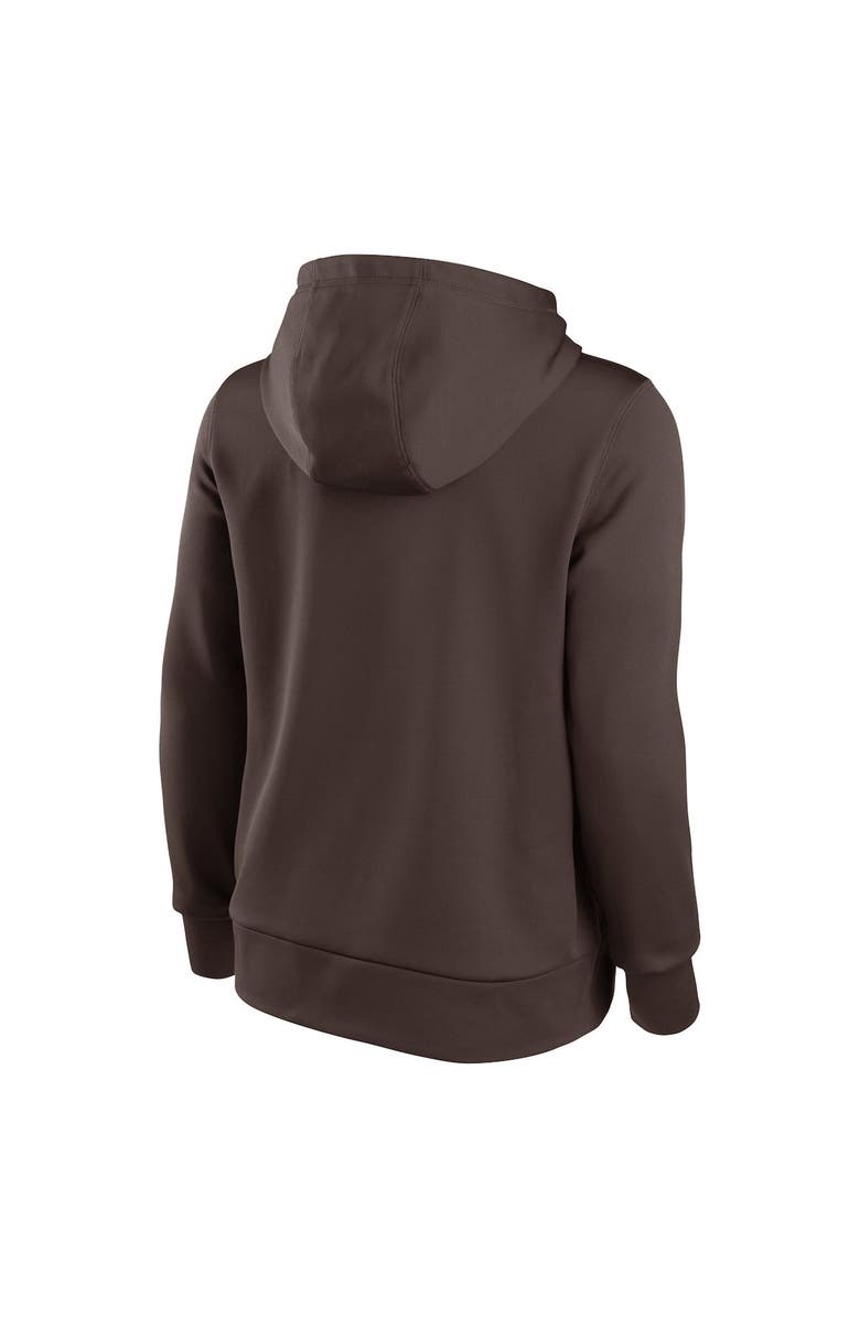 Nike Women's Nike Brown San Diego Padres 2022 Postseason Authentic Collection Dugout Pullover Hoodie, Alternate, color,