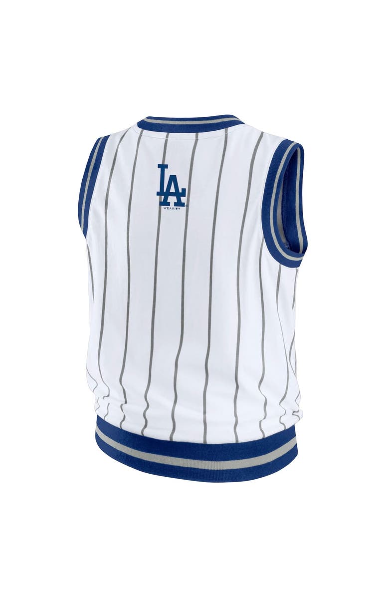WEAR by Erin Andrews Women's WEAR by Erin Andrews  White Los Angeles Dodgers Sporty Tank Top, Alternate, color, White