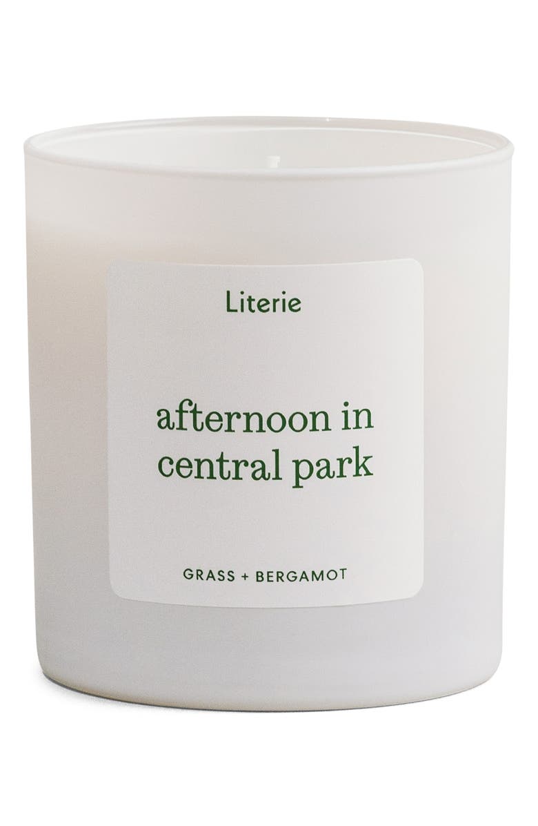 Literie Afternoon in Central Park Candle, Main, color, Green