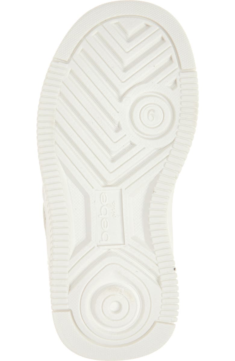 bebe Kids' Platform Sneaker, Alternate, color, White