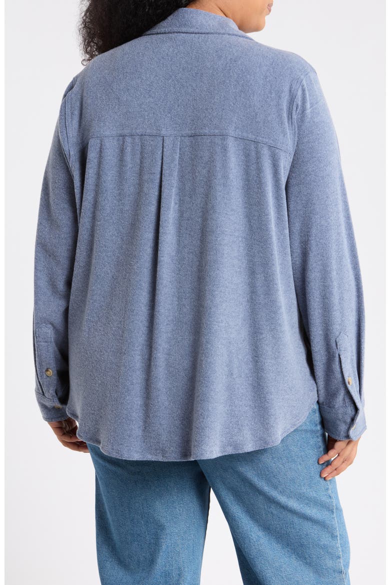 Savi Knit Shirtjacket, Alternate, color, LT. GREY HEATHER